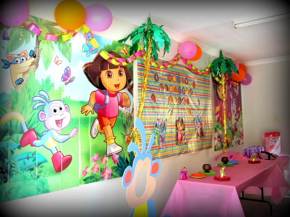 Dora the Explorer Birthday Party: Decorations, Treats, & Games - Katie ...