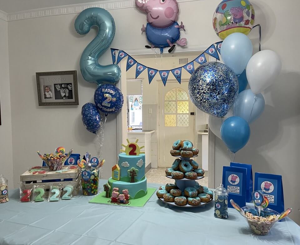 George Pig Birthday Party Display