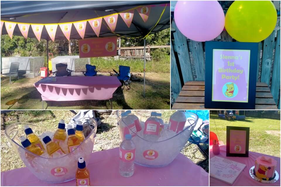 Girls Winnie the Pooh Party