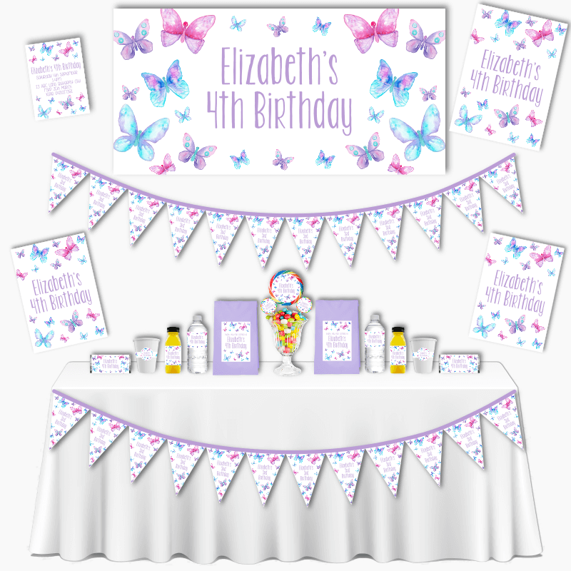 Get the Perfect Party Decor with Personalised Care Bears Bunting - Katie J  Design and Events