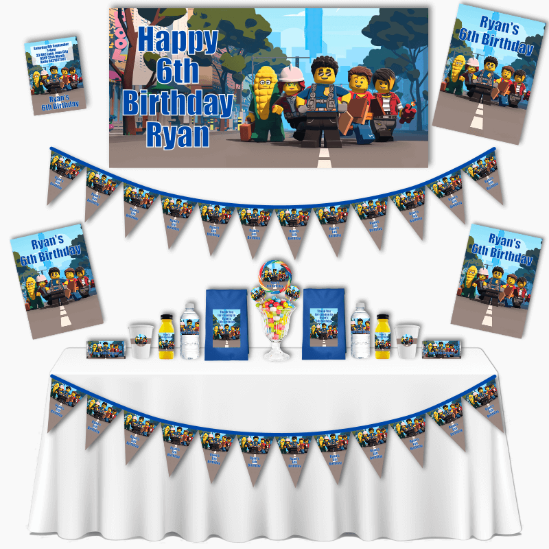 Lego City Adventures Party Decorations