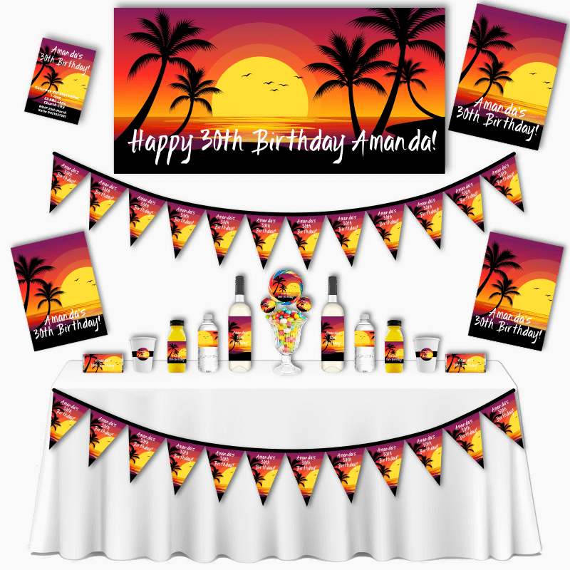 Hawaiian Sunset Party Pack