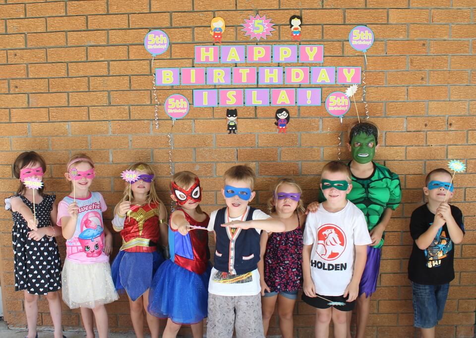 Kids Superhero Party Masks