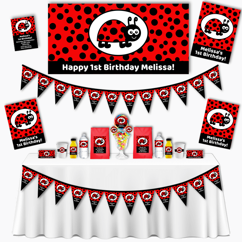 Lady Bug Birthday Party Grand Decorations Pack