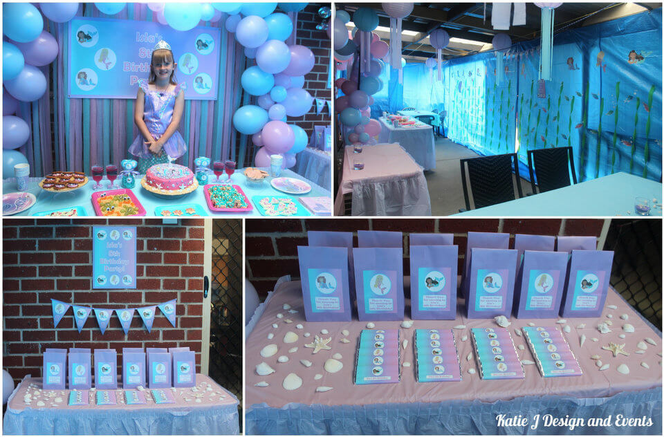 Mermaid Birthday Party Bags & Favours