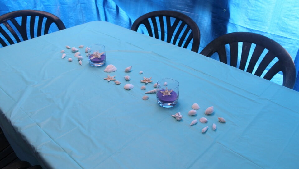 Mermaid Shell Table Centrepieces