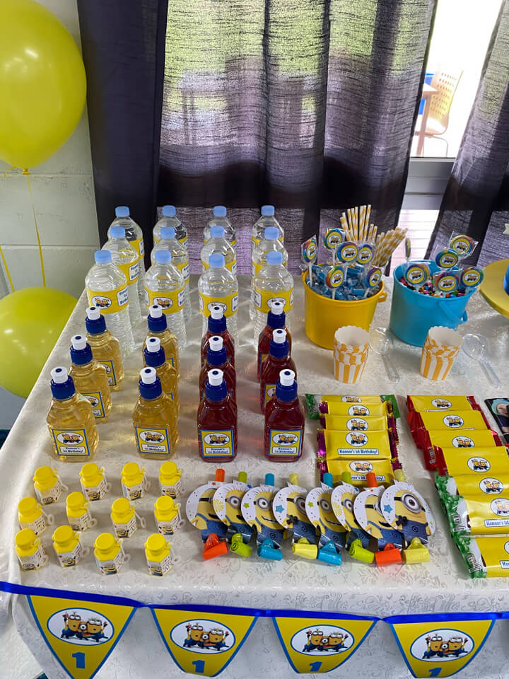 Minions Party Drinks