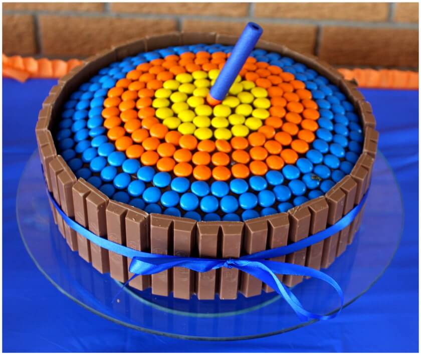 Nerf Birthday Cake