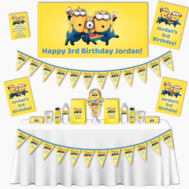 Fun & Easy Ideas for a Minions theme Birthday Party