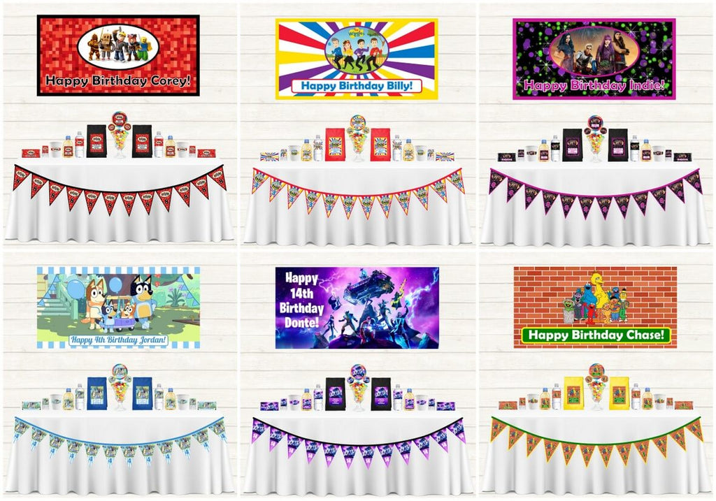 Personalised Party Decorations