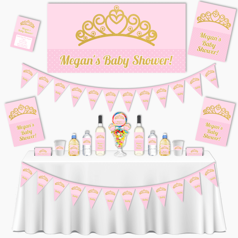 Princess Tiaras Baby Shower Theme