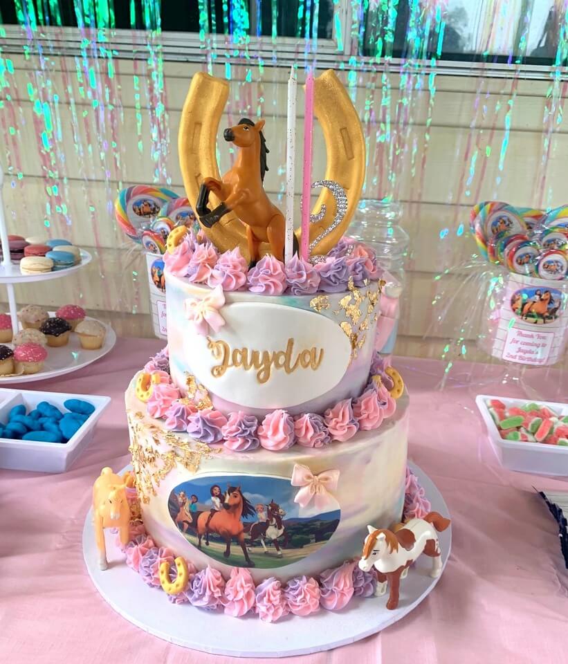 Spirit Riding Free Birthday Cake