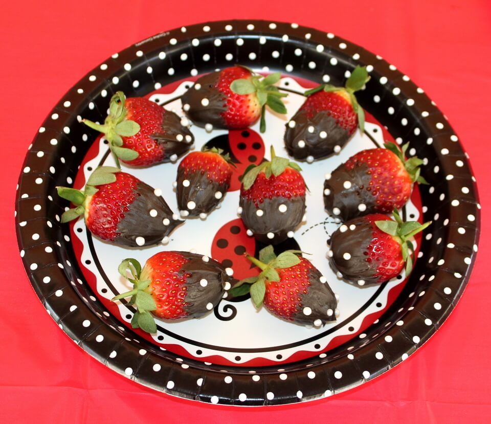 Strawberries dipped in Chocolate