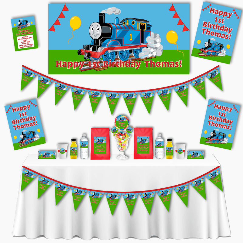 Classic Thomas the Tank Engine Birthday Party Decorations