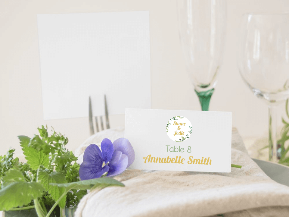 Wedding Name Cards