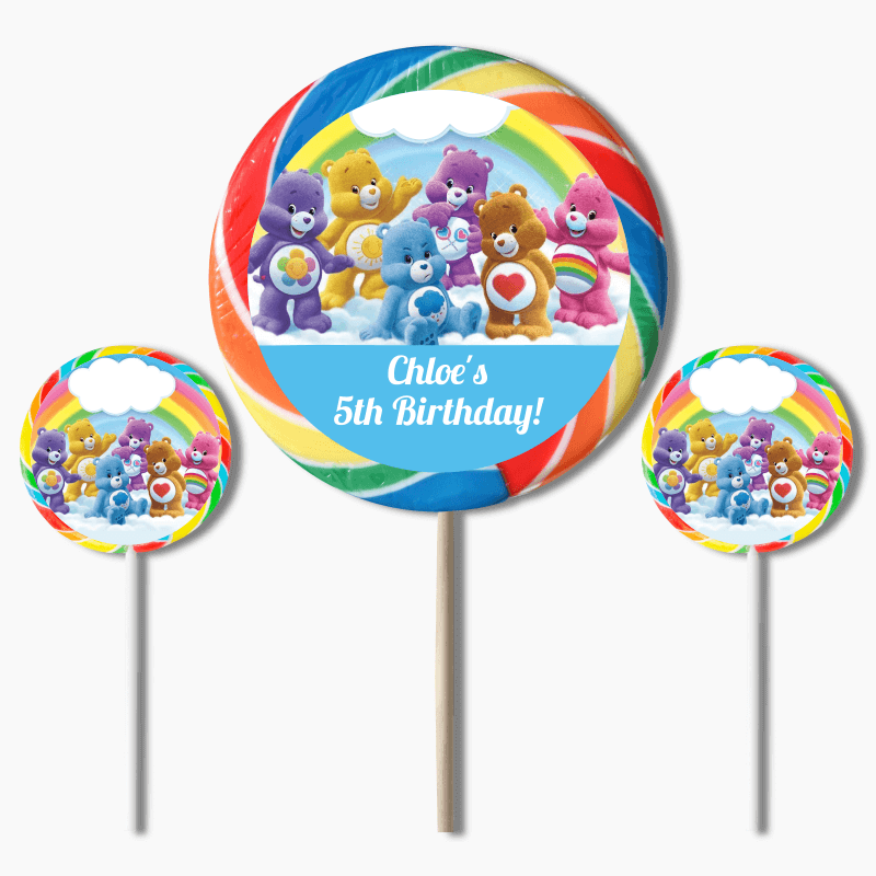 Personalised Care Bears Deluxe Party Pack Decorations - Katie J Design and  Events