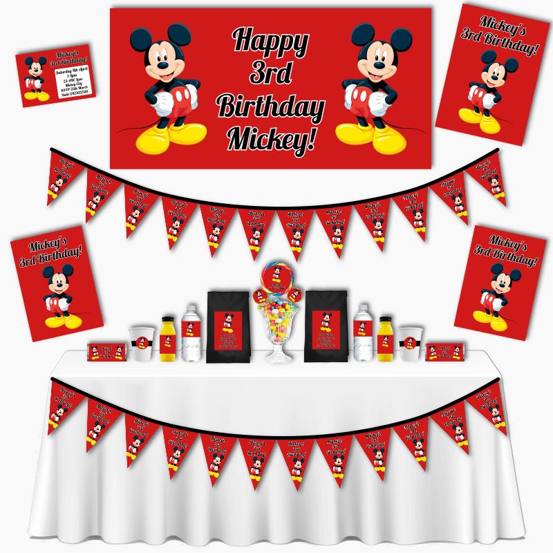 mickey mouse 2nd birthday decorations