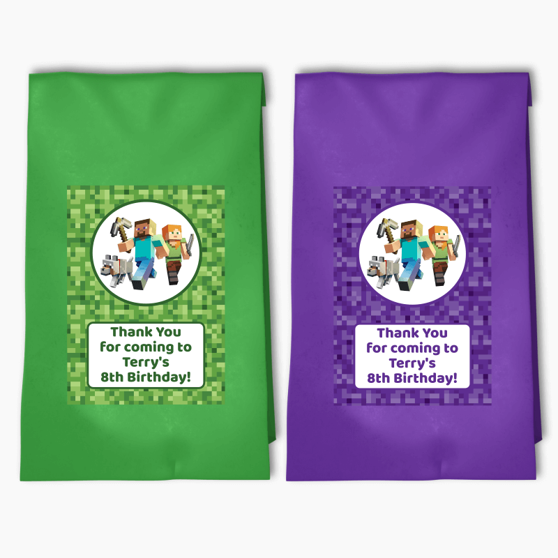 Personalized Birthday Party Goodie Bags