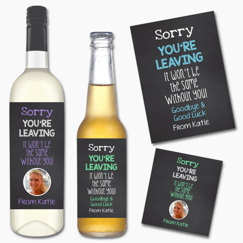 Goodbye Traitor Wine Label Funny Personalised Gift -  Portugal