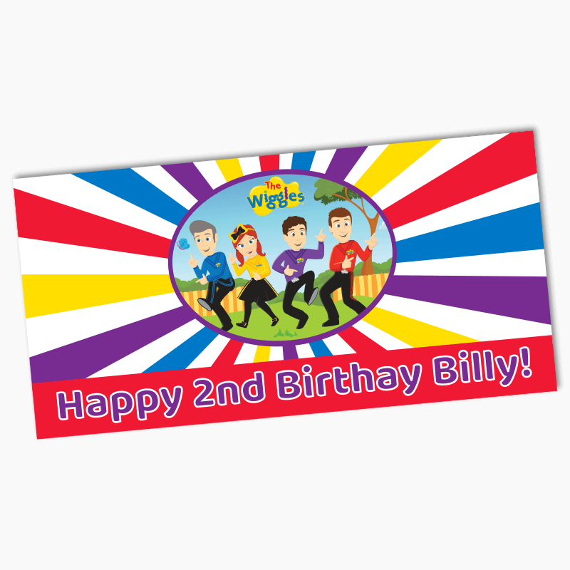 Personalised The Wiggles Birthday Party Banners Shop Now Katie J Design And Events