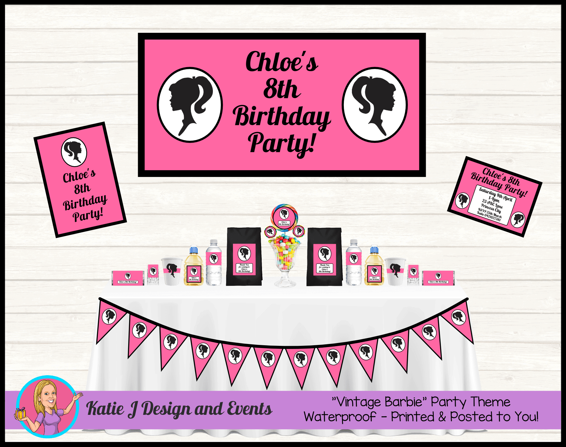 barbie silhouette party