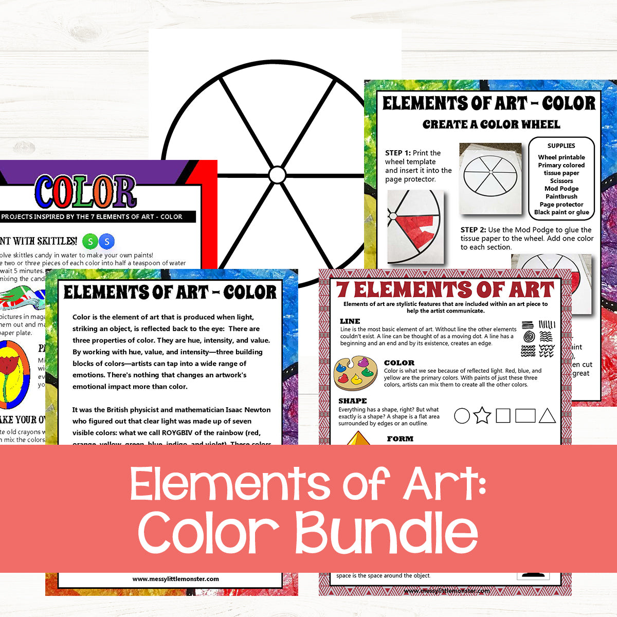 Elements of Art: Color – Messy Little Monster Shop