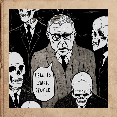 Image result for hell is other people cartoon