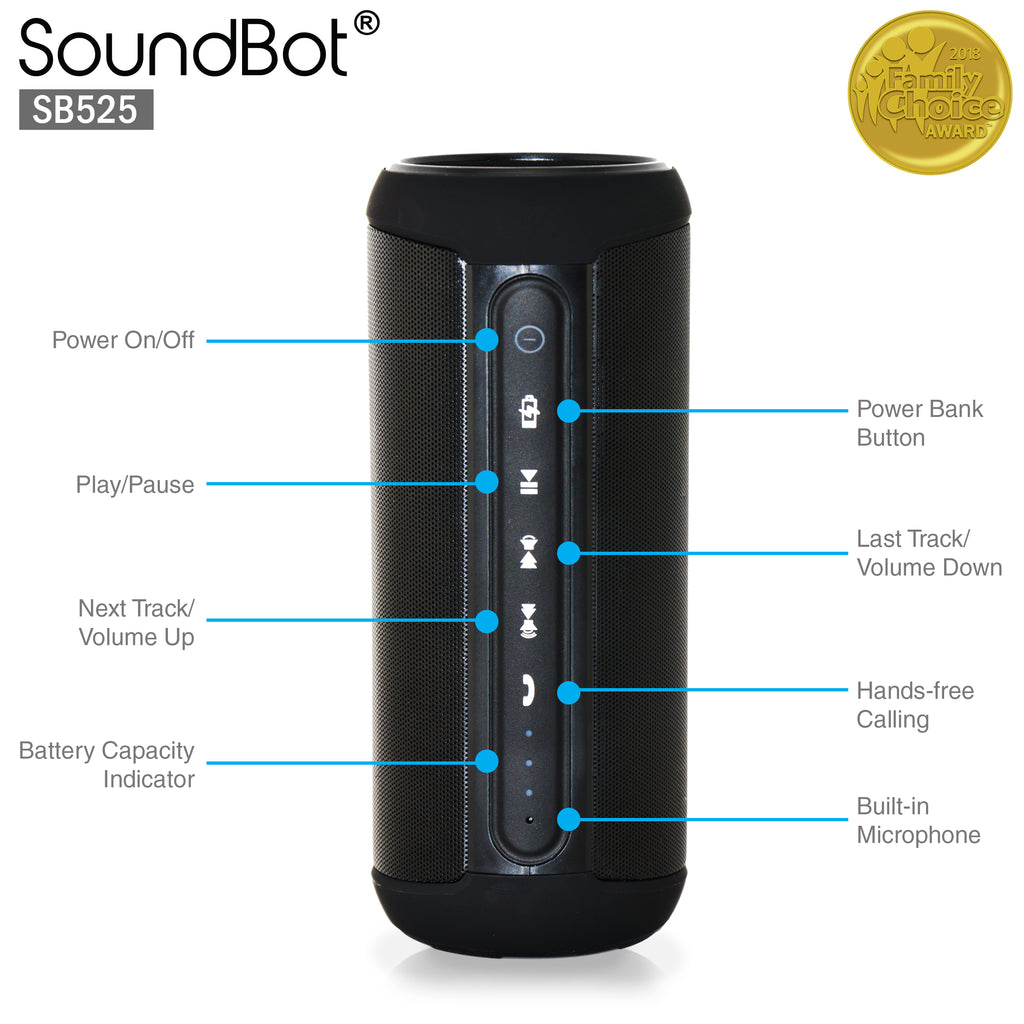 soundbot sb525 bluetooth 4.0 wireless speaker