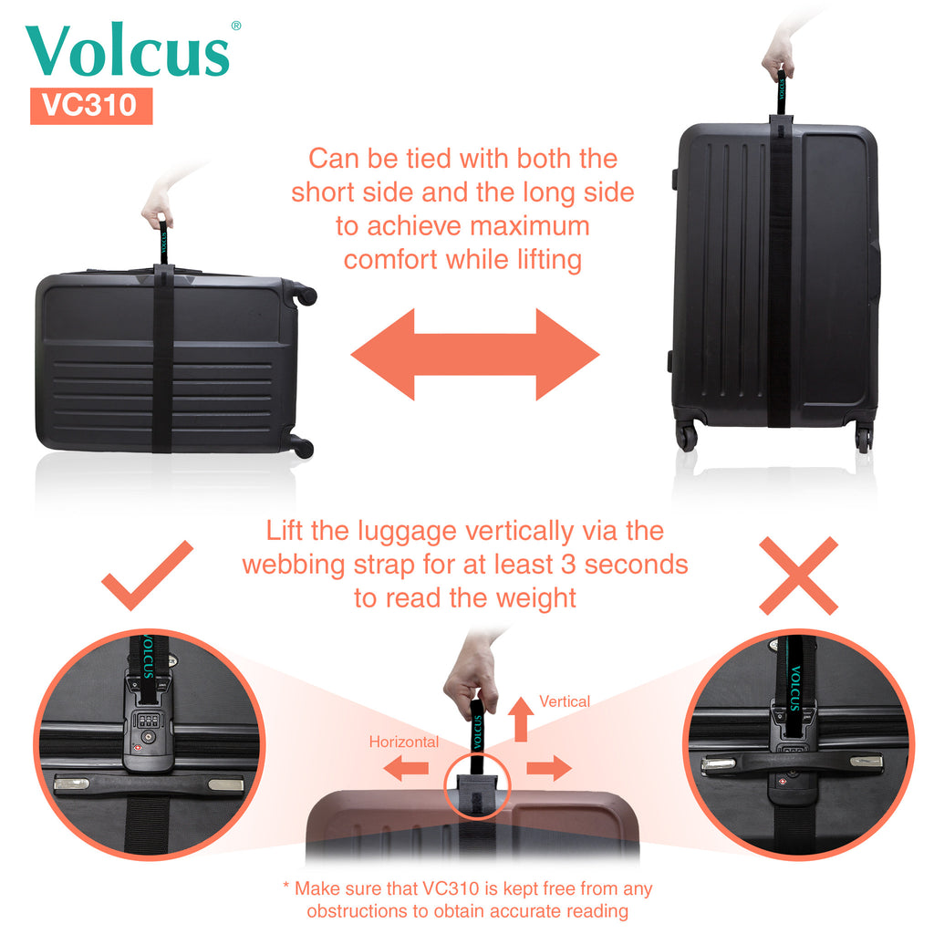 Volcus® VC310 Smart Luggage Belt Strap With Scale & TSA Lock | SoundBot