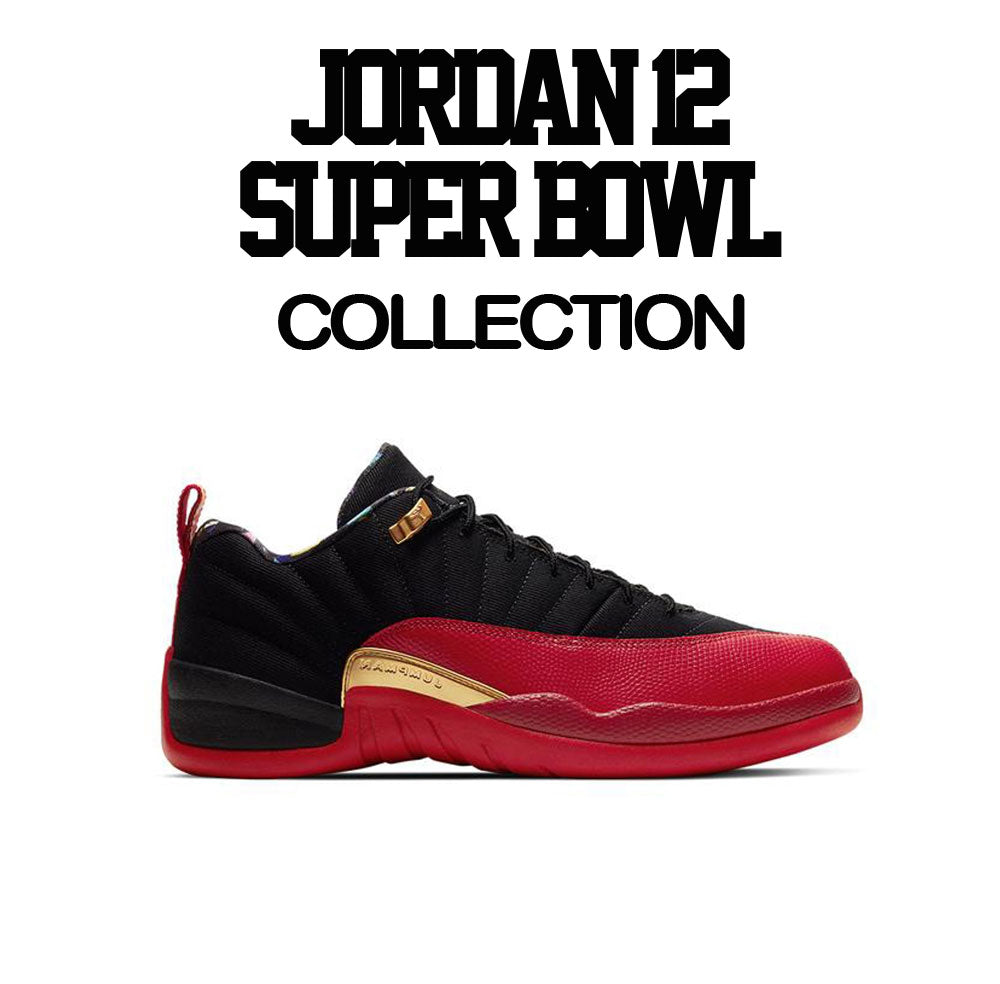 Jordan 12 Super Bowl Shirts