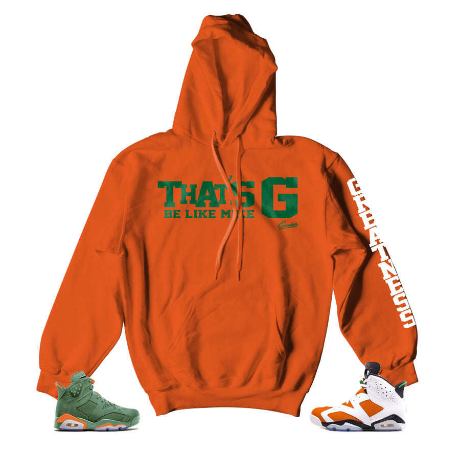 gatorade hoodie orange