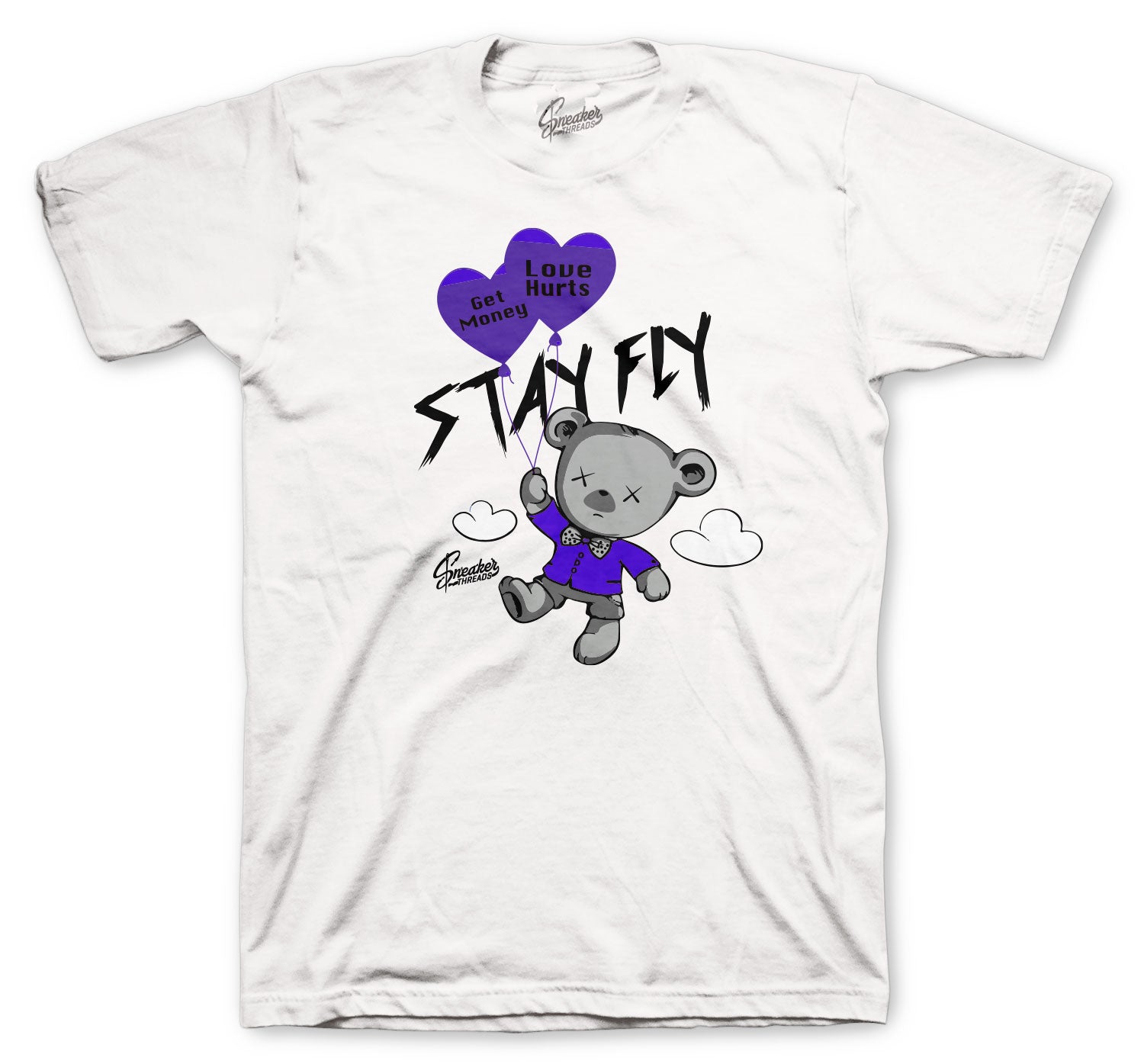 jordan purple and white shirt