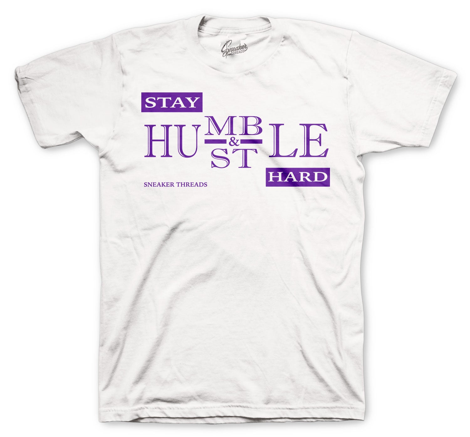 white and purple jordan 4 shirt