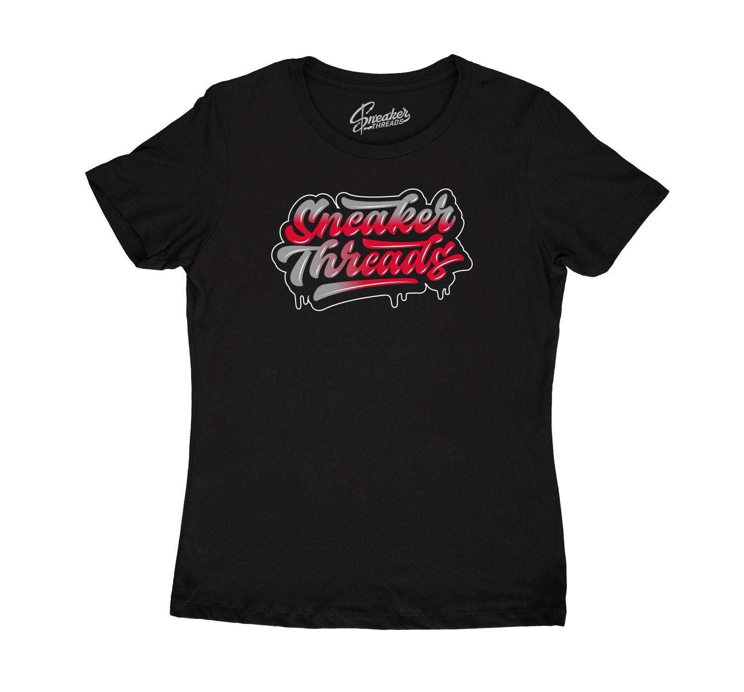 black and red womens shirt