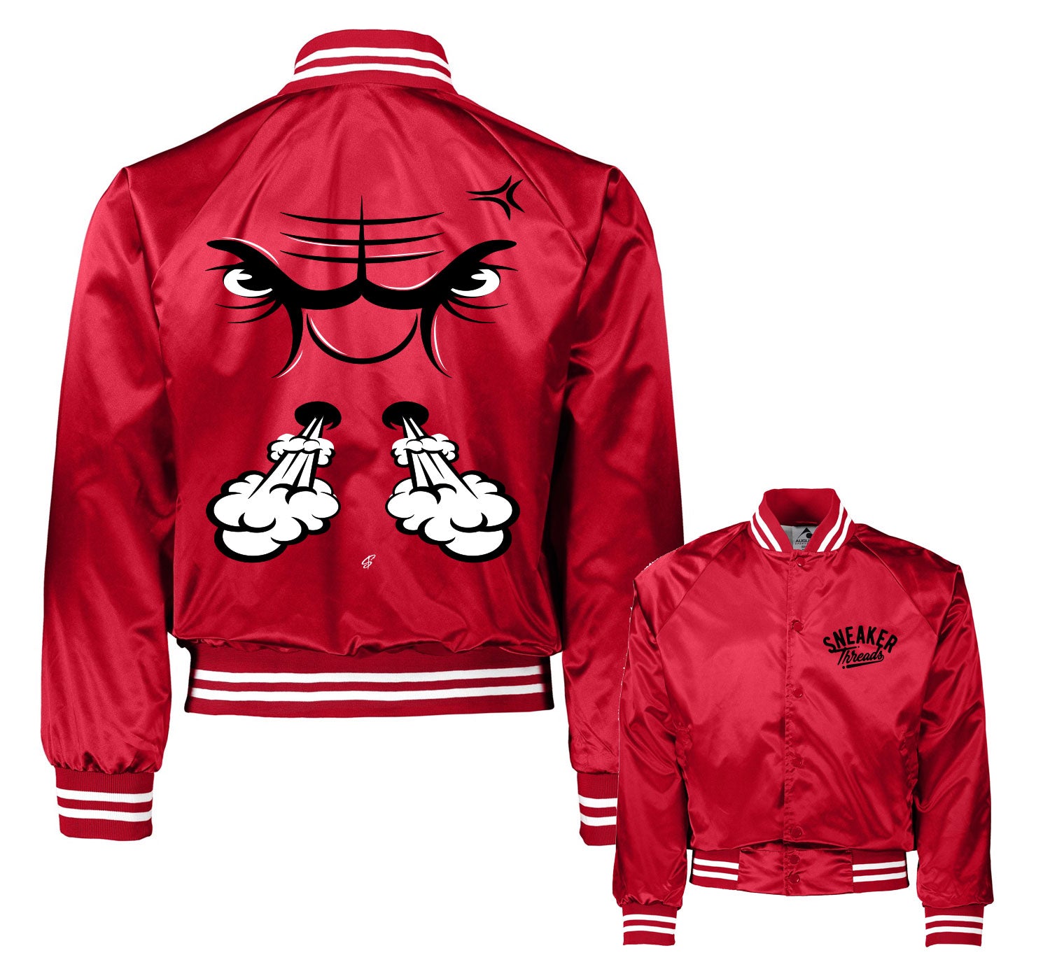 jordan bomber jacket red