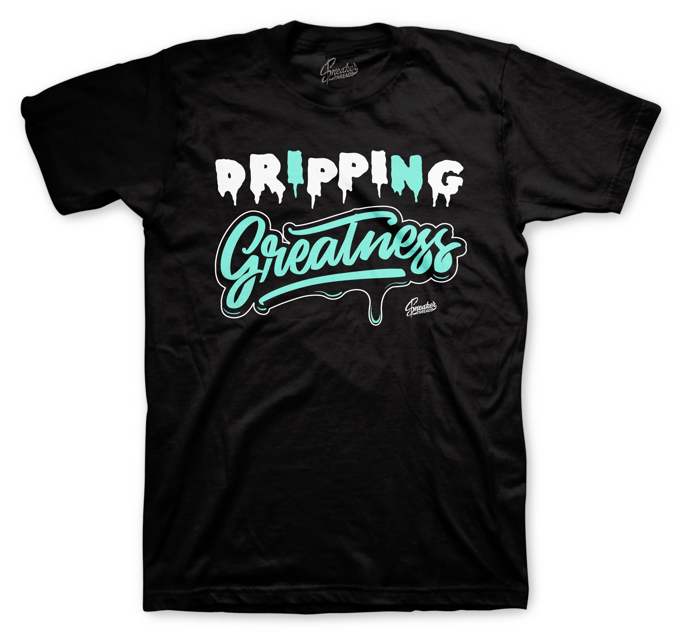 jordan 13 black island green shirt