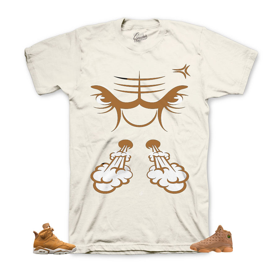 wheat jordan shirt