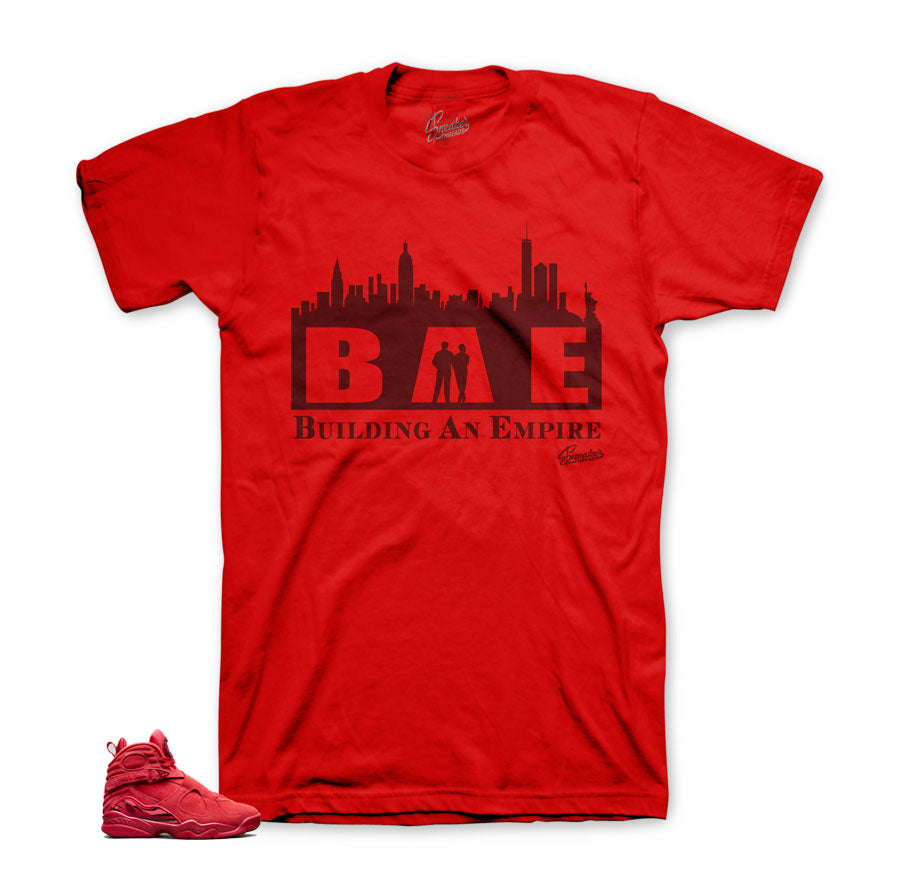 Jordan 8 valentine sneaker tees 