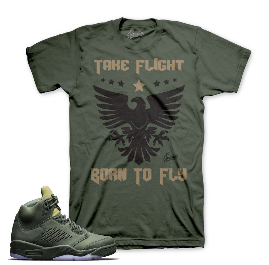 Jordan 5 take flight shirts match shoes 