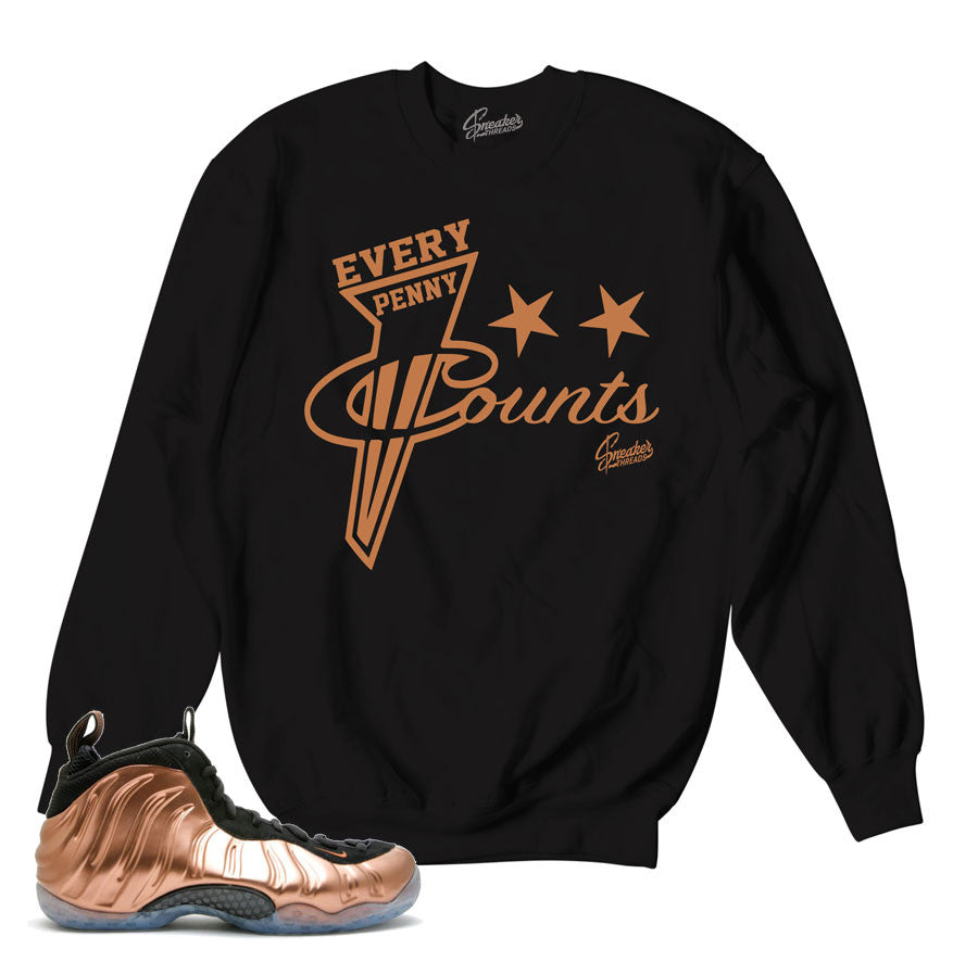 shirts to match copper foamposites