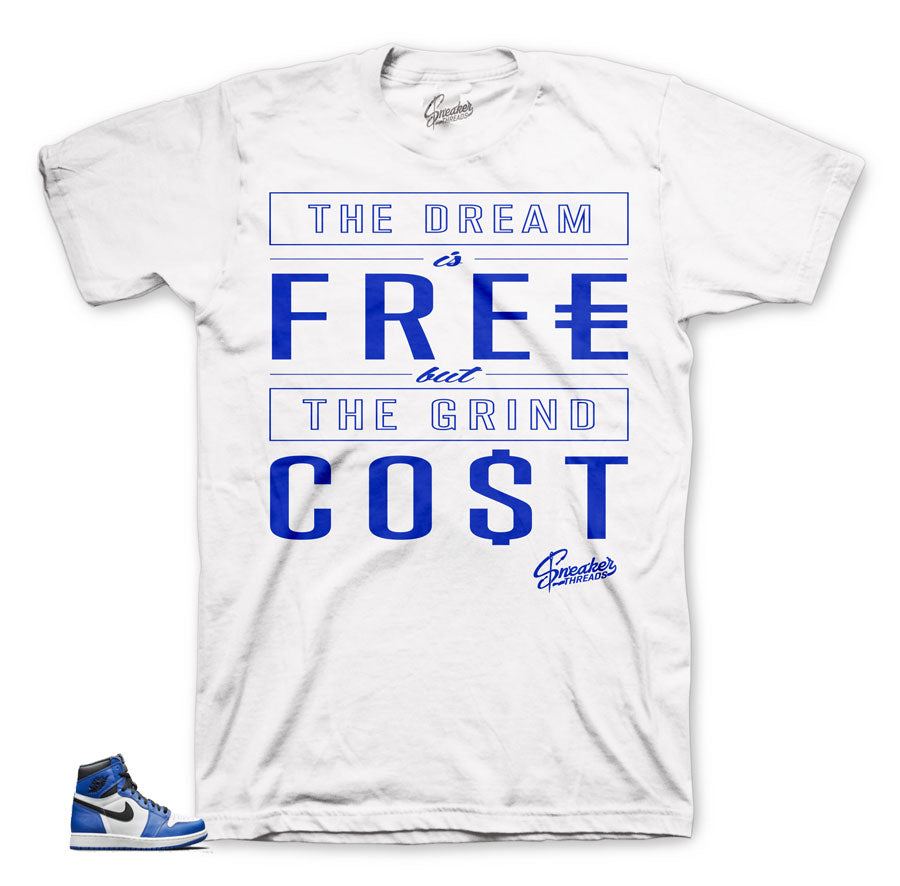 shirts to match royal toe 1s