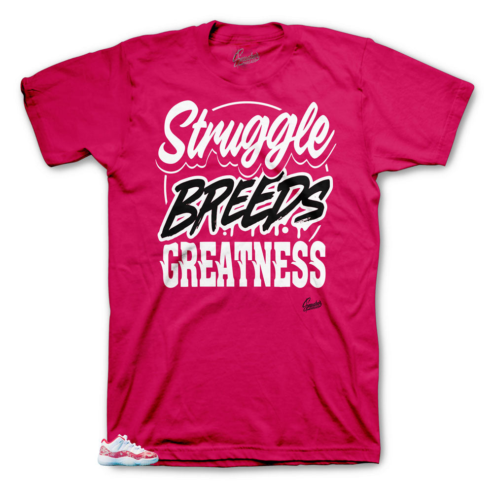 pink snakeskin jordan shirt