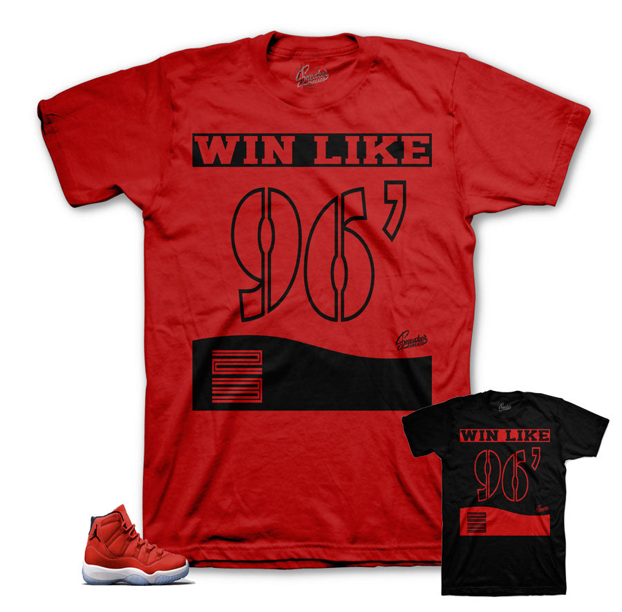 jordan 11 win like 96 shirt