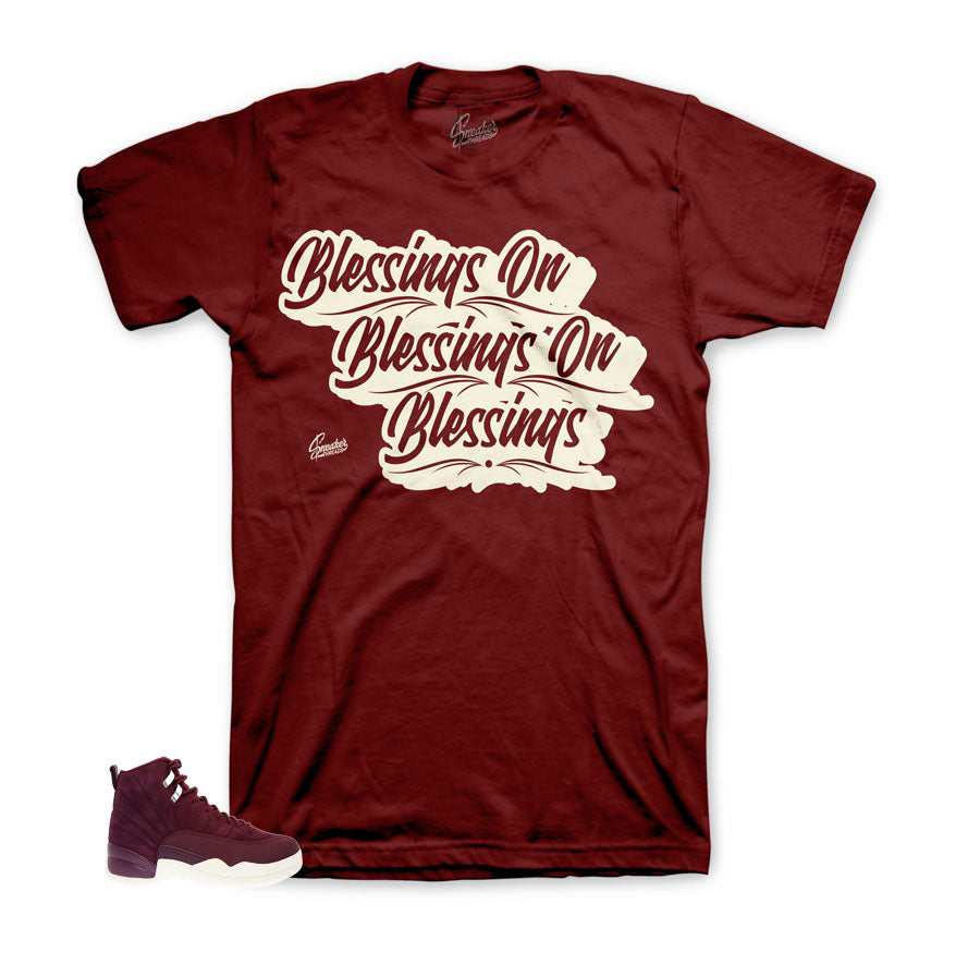 bordeaux color jordan shirt