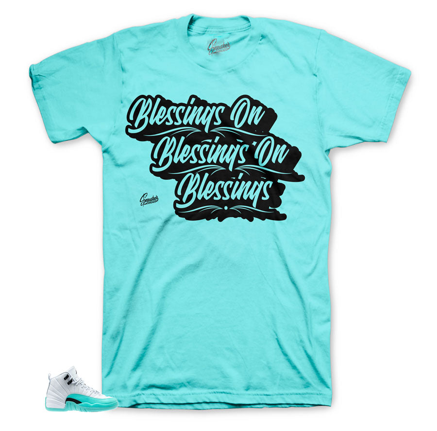 Blessings shirt to match Light Aqua 12's