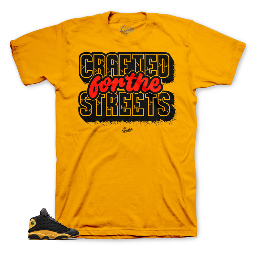 black and yellow 13s shirts