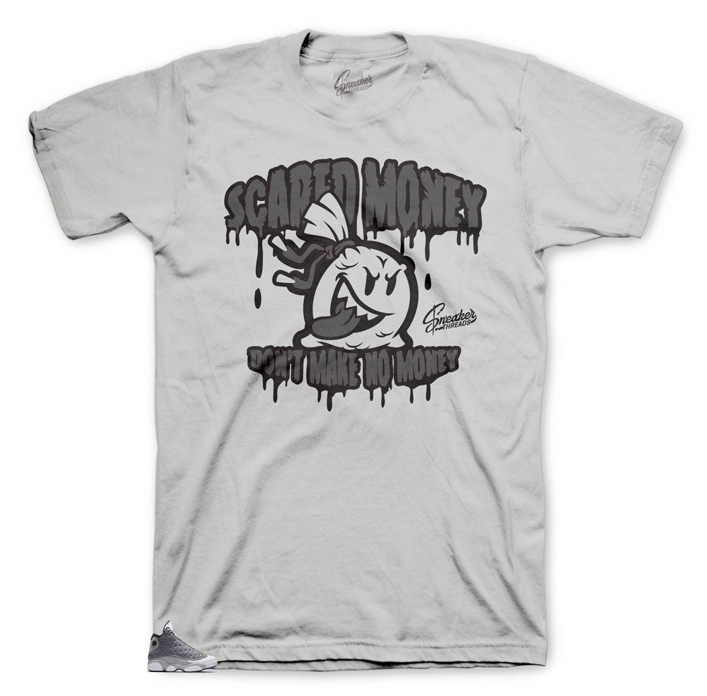 retro 13 atmosphere grey shirt