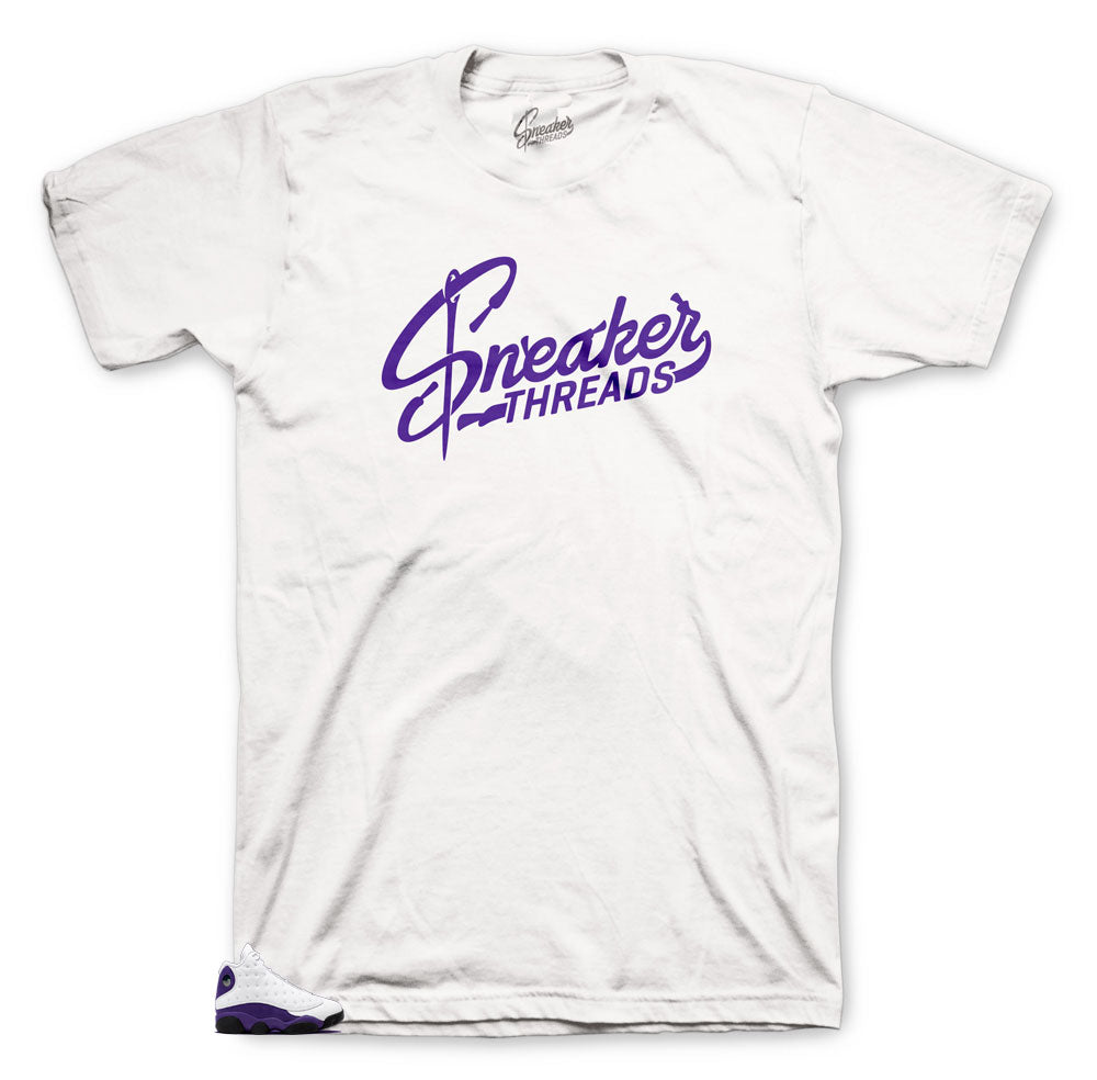 jordan 13 lakers clothing