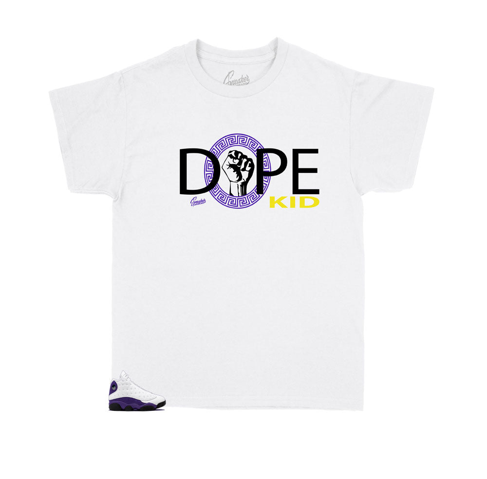 jordan 13 lakers clothing