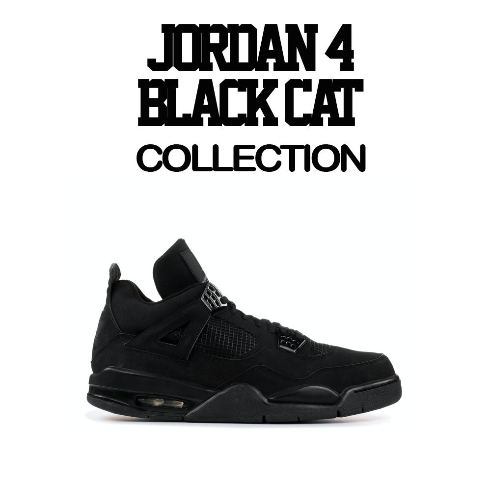 jordan 4 black cat shirt